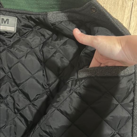 Vintage 2001 Nike University of Miami UM Hurricanes Bomber Jacket Classic Y2K - Picture 11 of 12